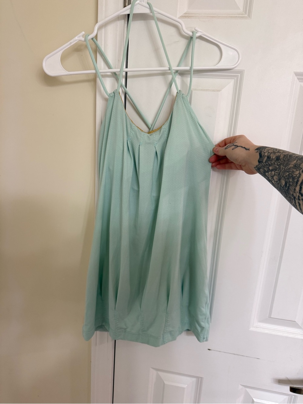 lululemon athletica Mint Green Workout Tank